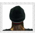 Feito à medida Jacquard Knitted Beanie Hat com Spandex (1-3512)